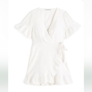 A&F Linen Wrap Dress